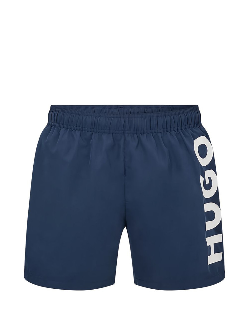 logo-print swim shorts 1