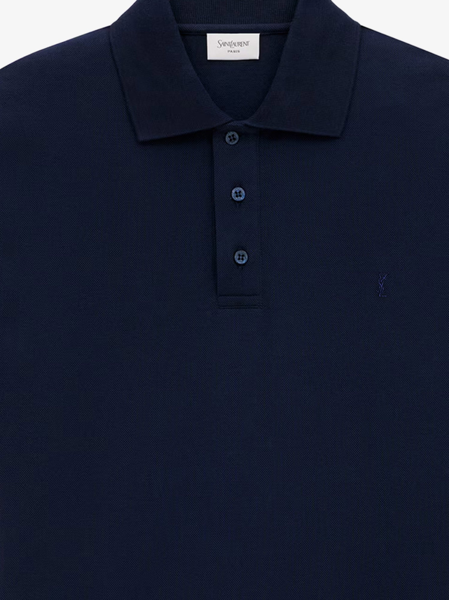 RECYCLED MATERIAL POLO SHIRT WITH CASSANDRE EMBROIDERY - 3