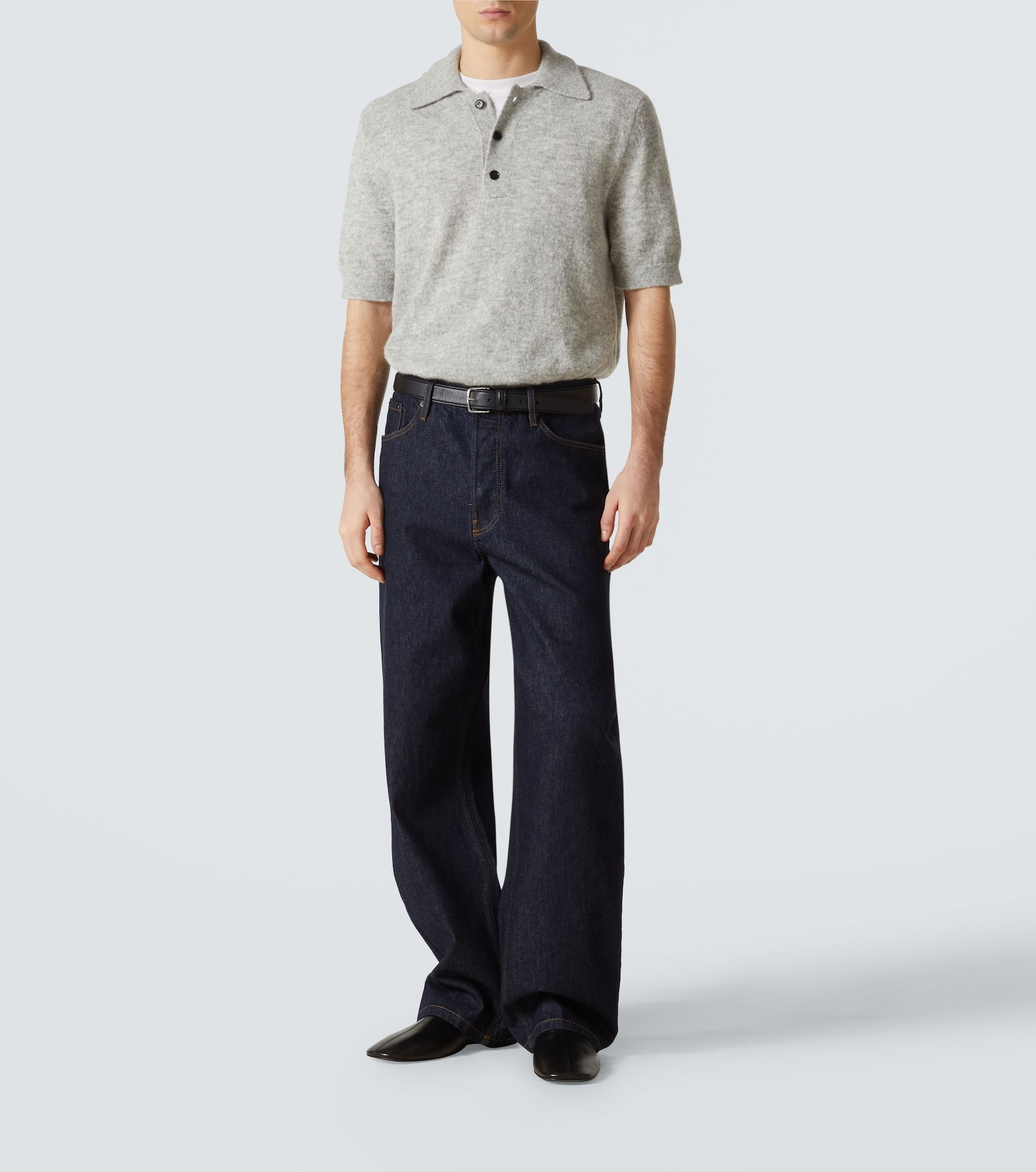 Wool-blend polo shirt - 2