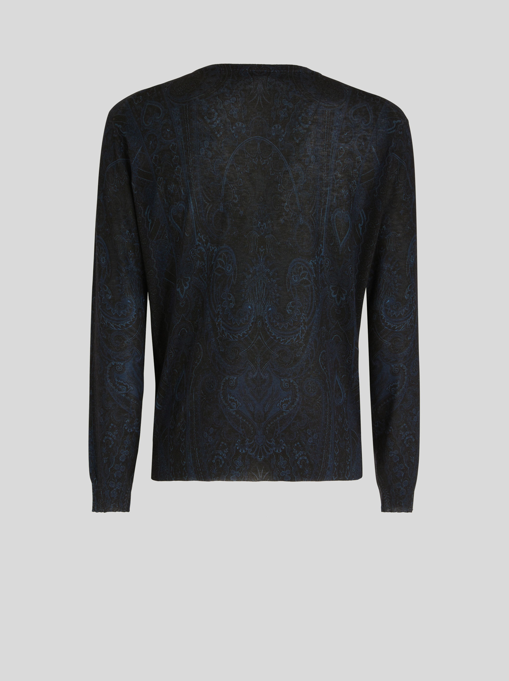 SILK AND CASHMERE PAISLEY JUMPER - 5