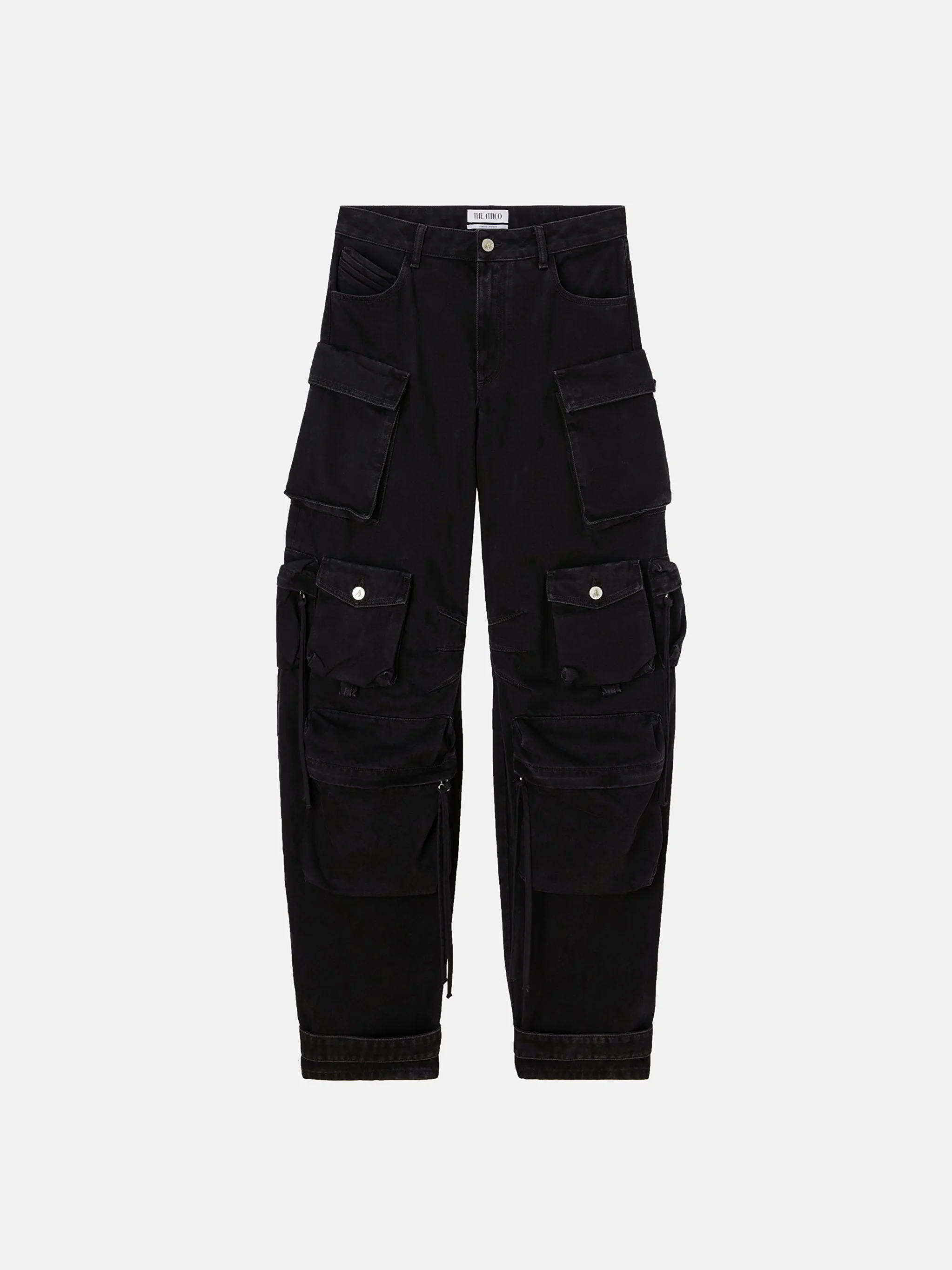 ''FERN'' BLACK LONG PANTS - 1