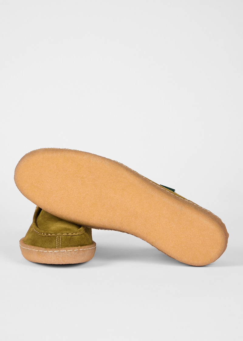Khaki Suede 'Buster' Shoes 5