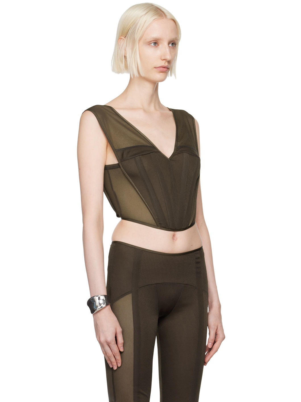 Brown Grace Bustier - 2