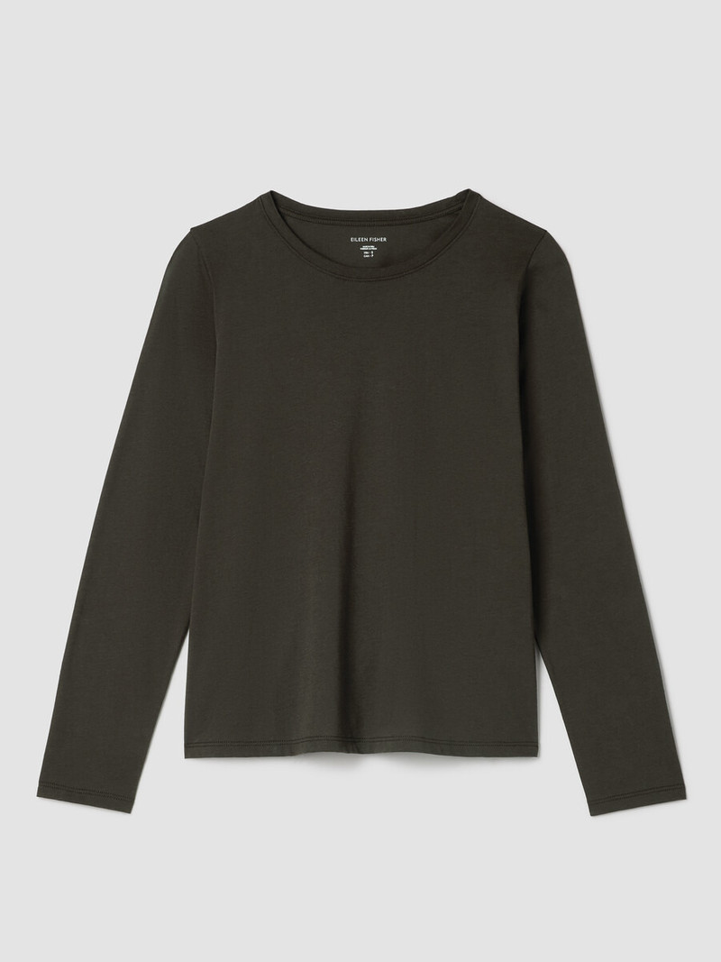 Organic Pima Cotton Jersey Long-Sleeve Tee 1