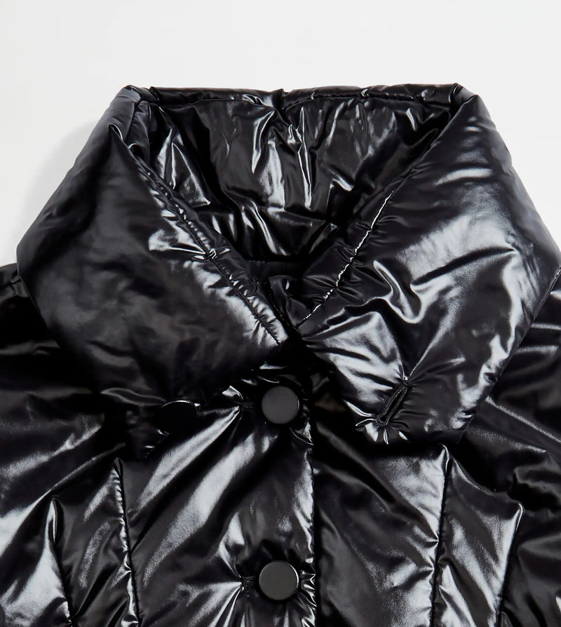 Tod's QUILTED COAT - BLACK outlook
