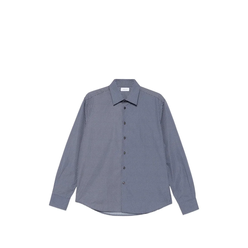 Ferragamo Blue Shirts Men - 1