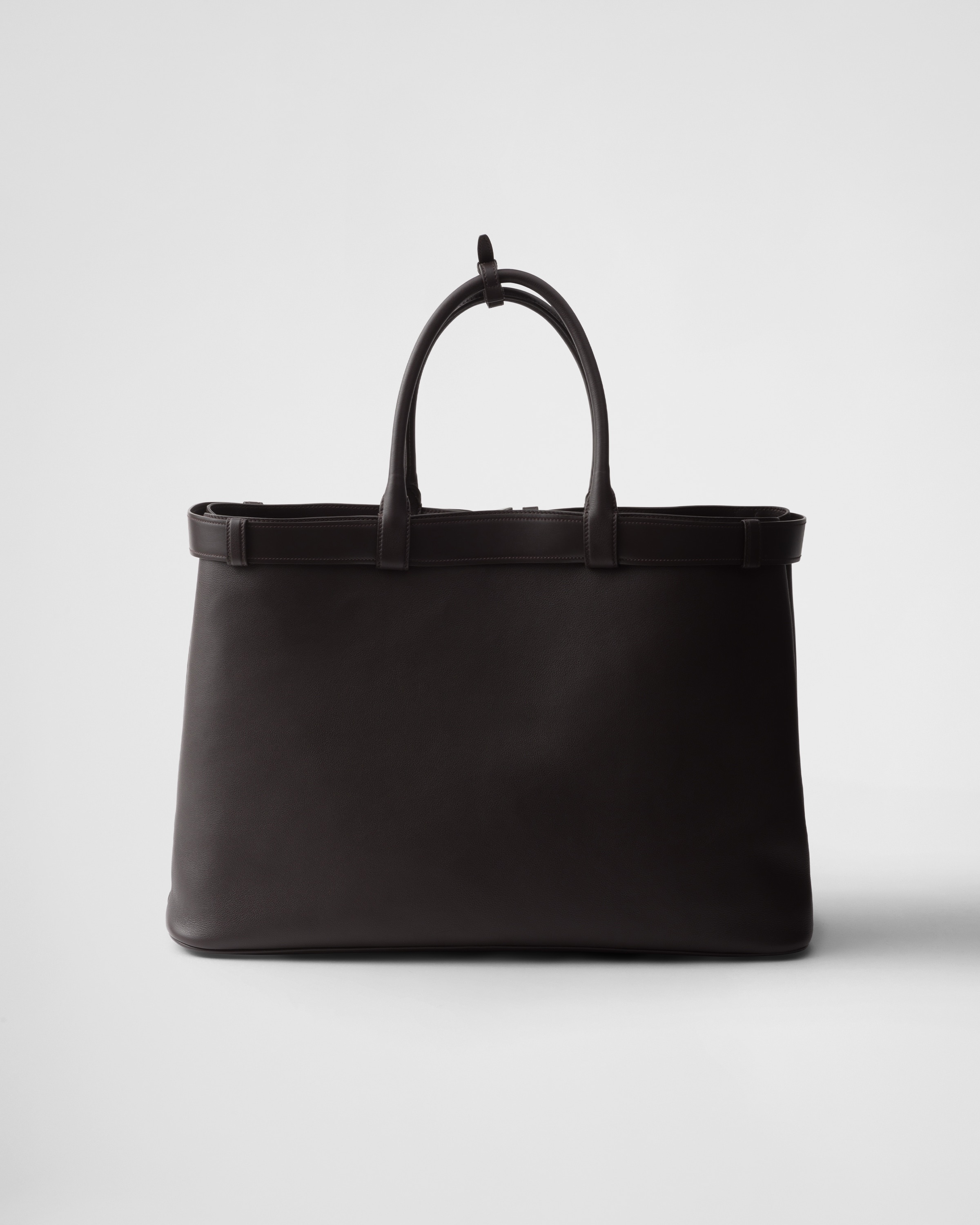 Prada Buckle leather bag with belt - 4