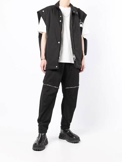 C2H4 oversized Asteroid padded vest jacket outlook