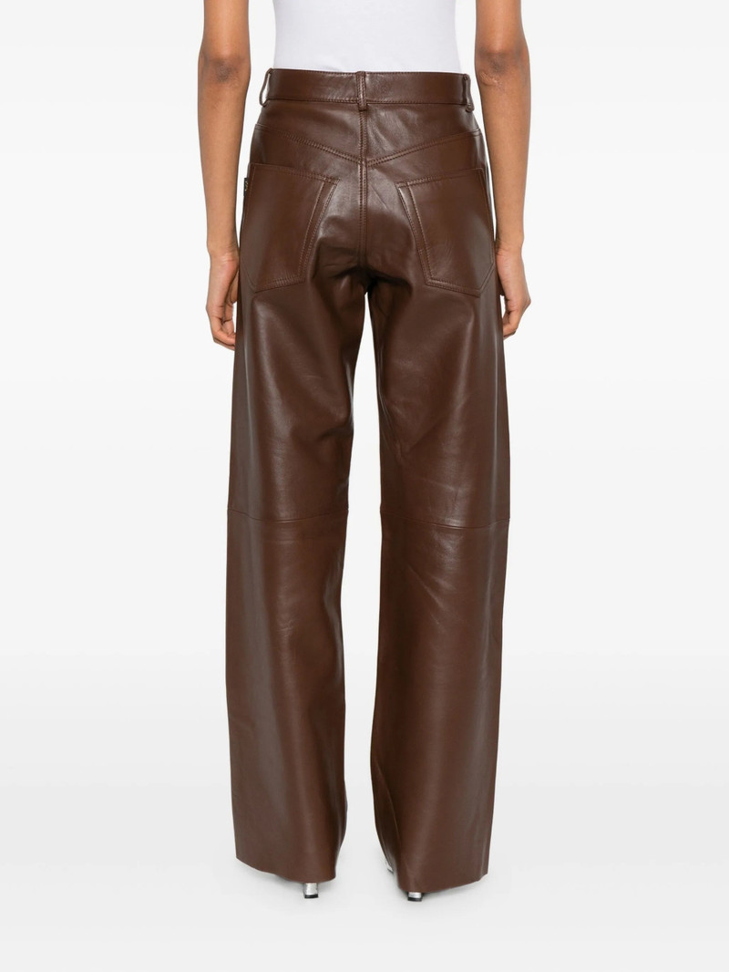 Haikure Leather Panelled Pants 3