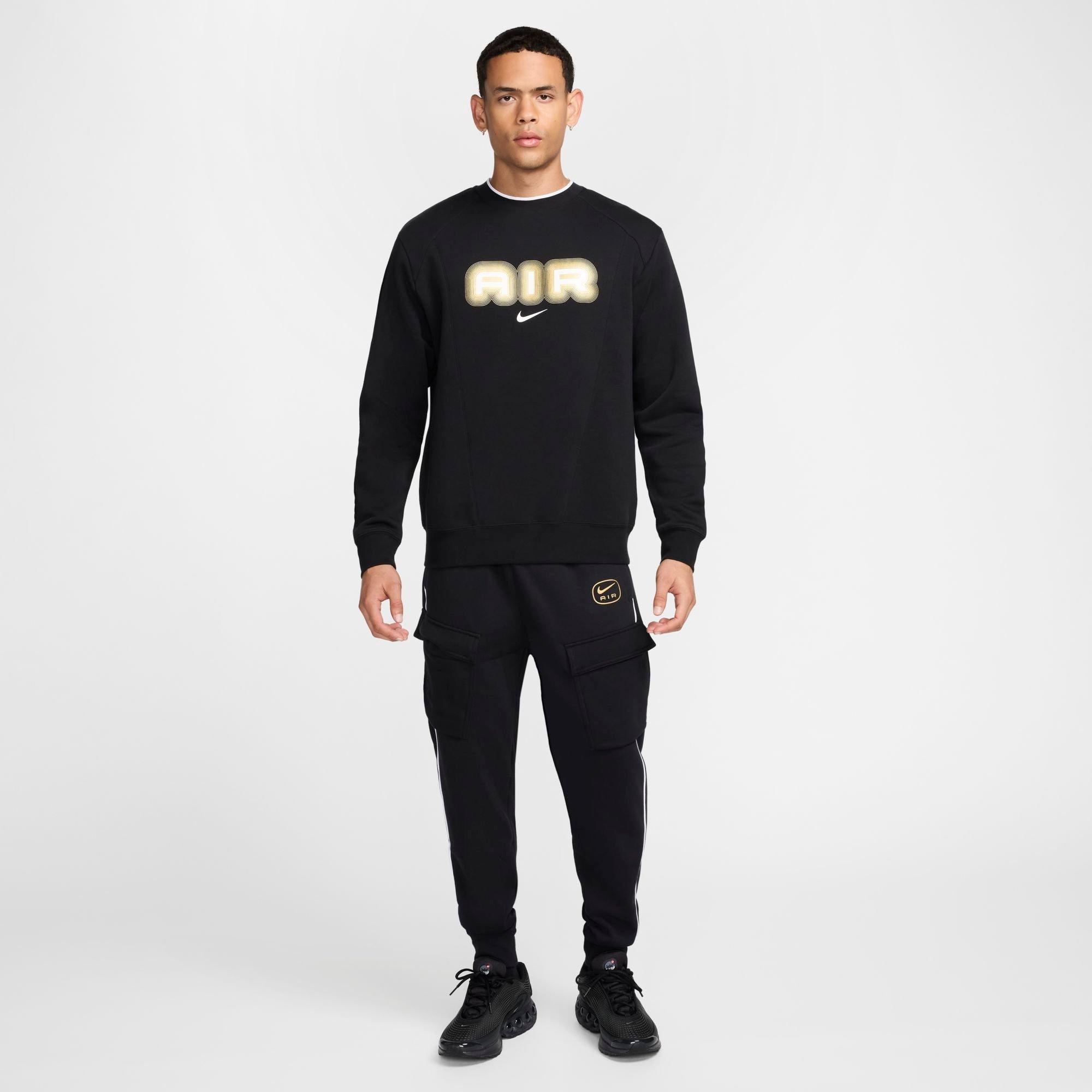 MEN'S NIKE AIR FLEECE CREWNECK SWEATSHIRT - 2