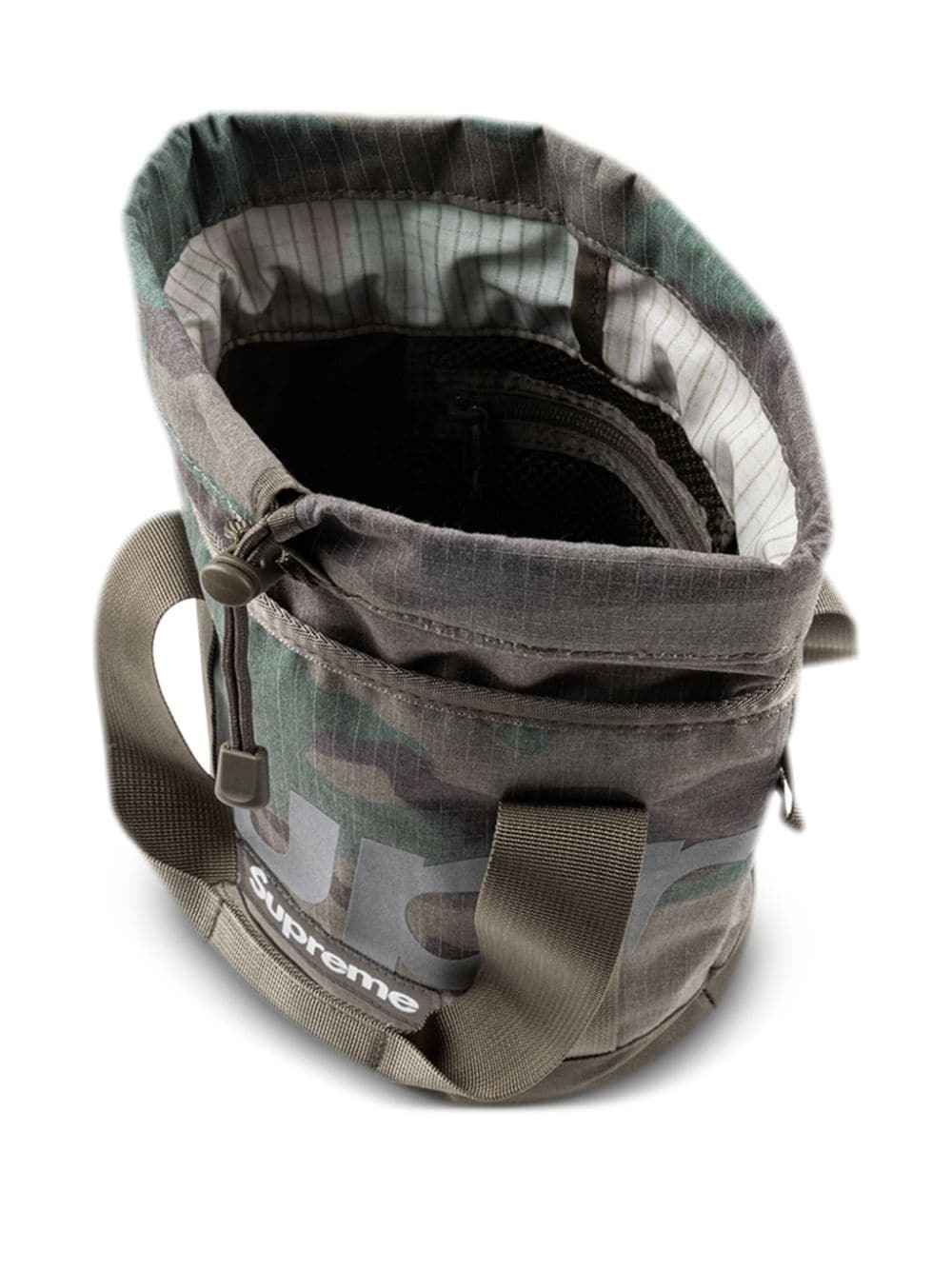 box-logo ripstop cinch bag - 4