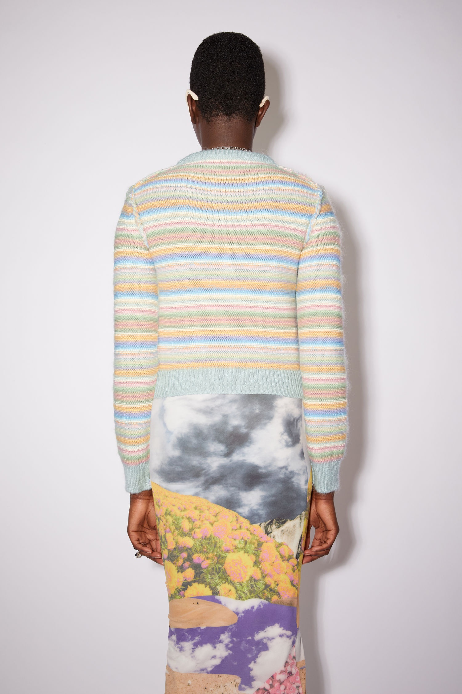 Striped sweater - Pale blue/multi - 3