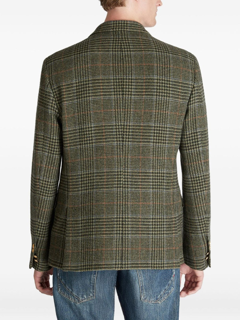 x Incotex double-breasted prince wales blazer 4