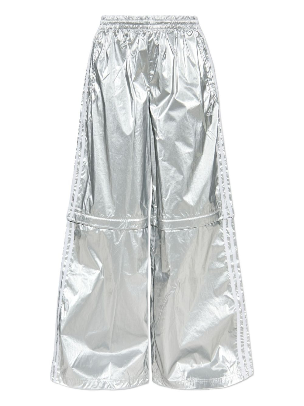 side-stripe layered trousers - 5