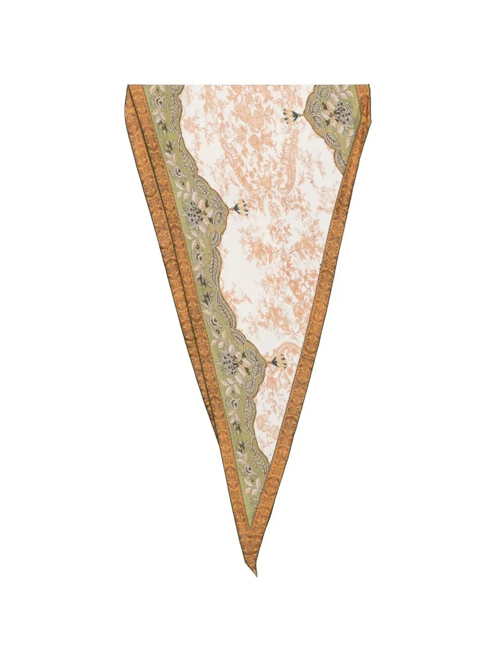 Scarf 100% Silk "Aloeuw" - 1