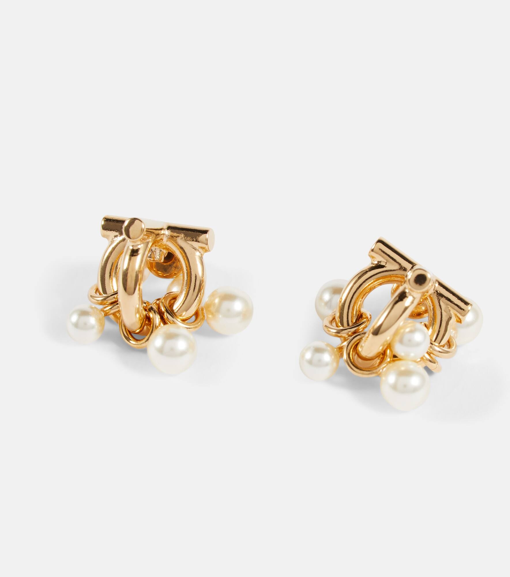 Gancini Dancing Pearl earrings - 4