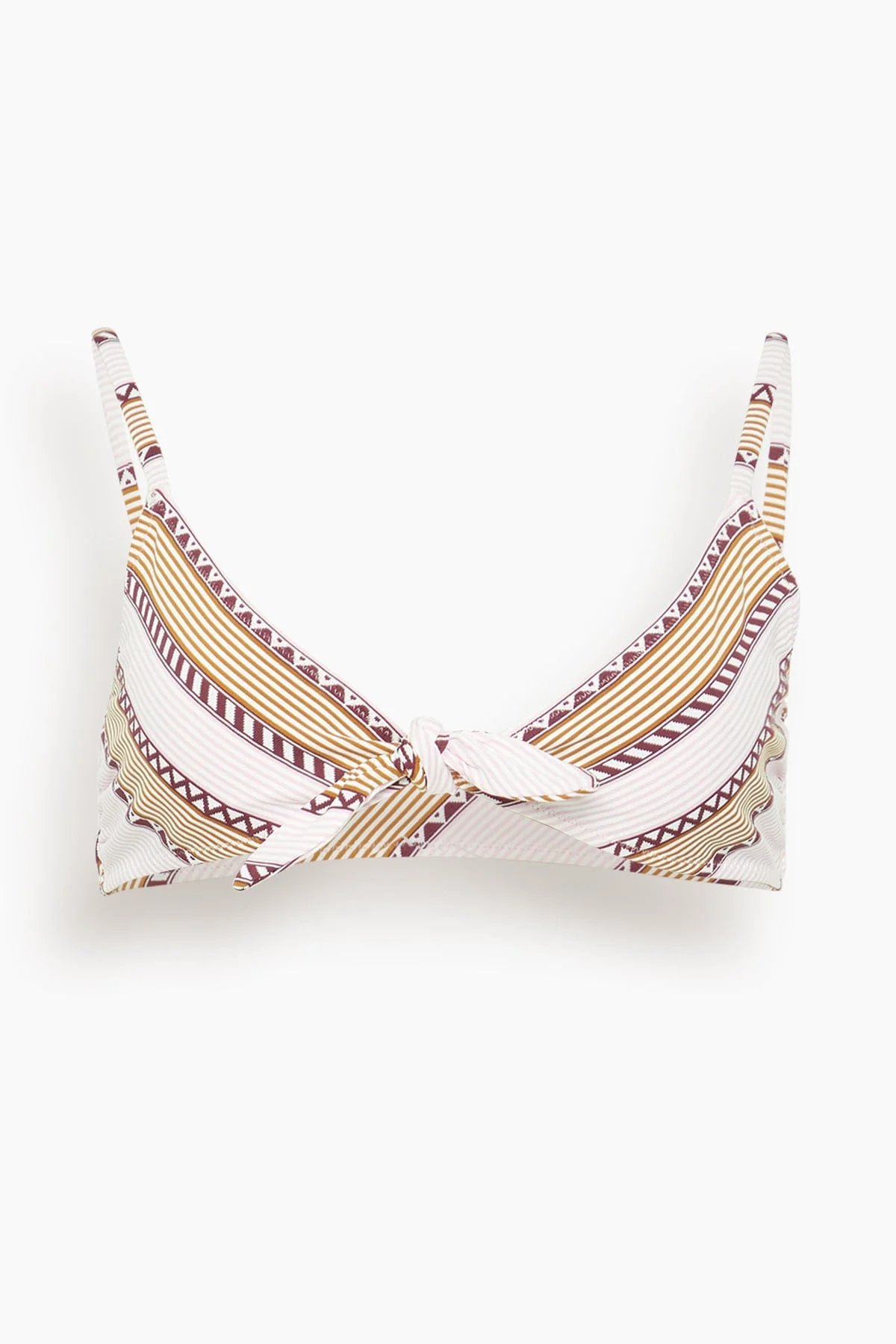 Sara Tie Front Top in Munit Pink - 1