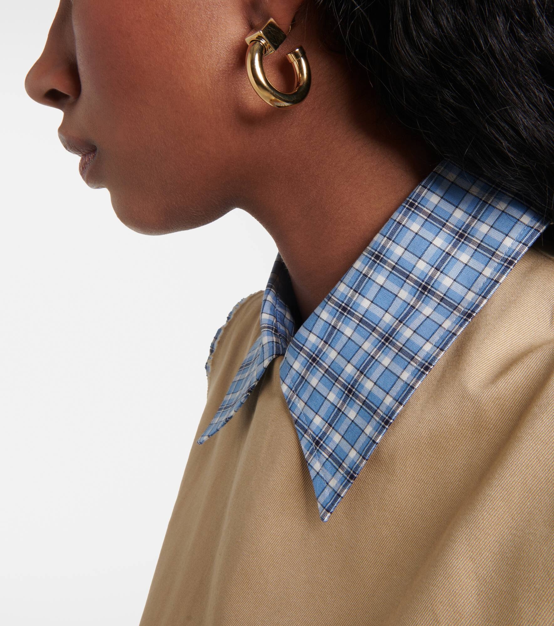 Logo hoop earrings - 6