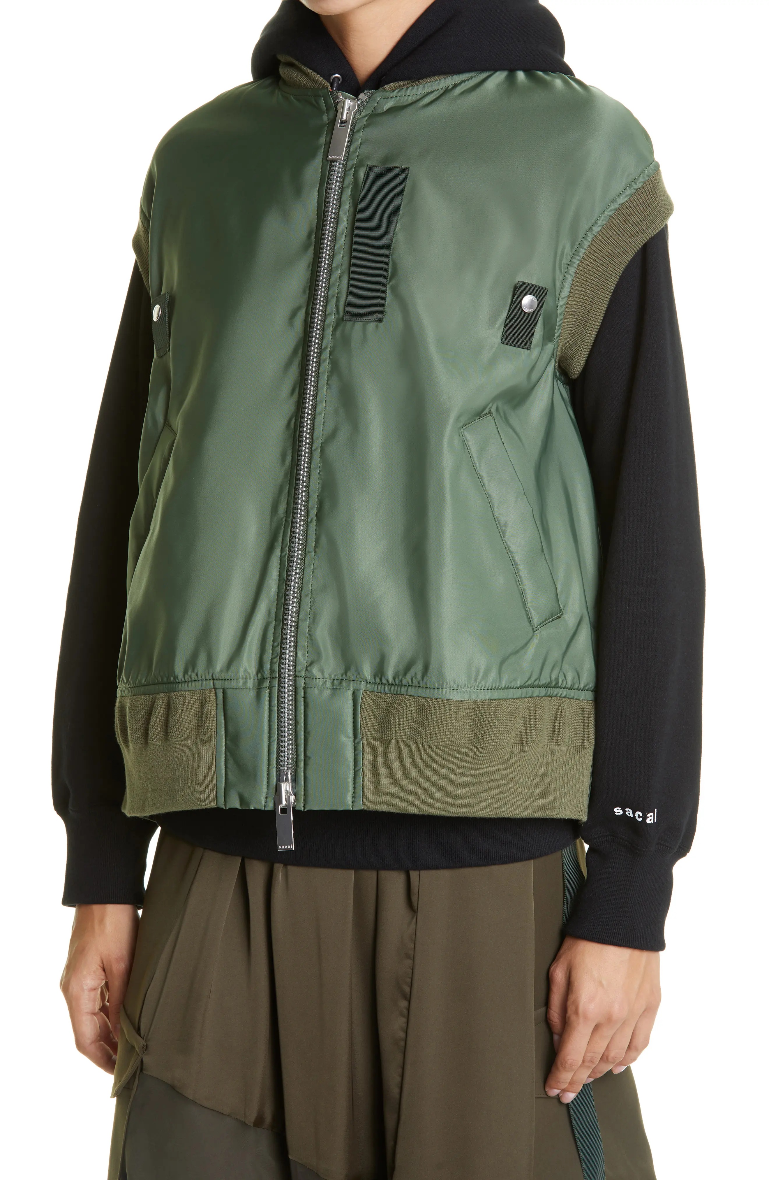 Twill Knit Nylon Vest - 4