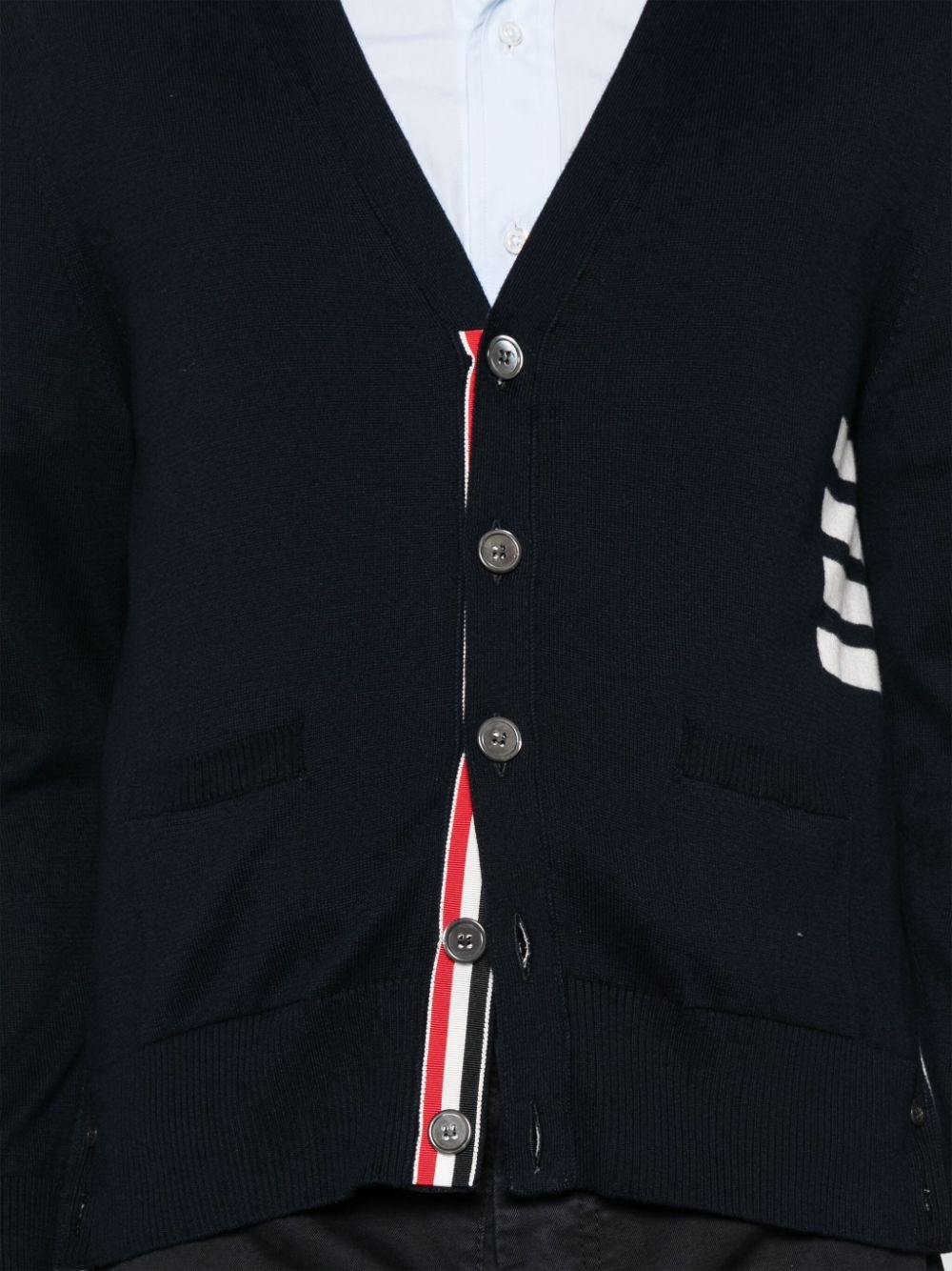 V-neck cotton cardigan - 5