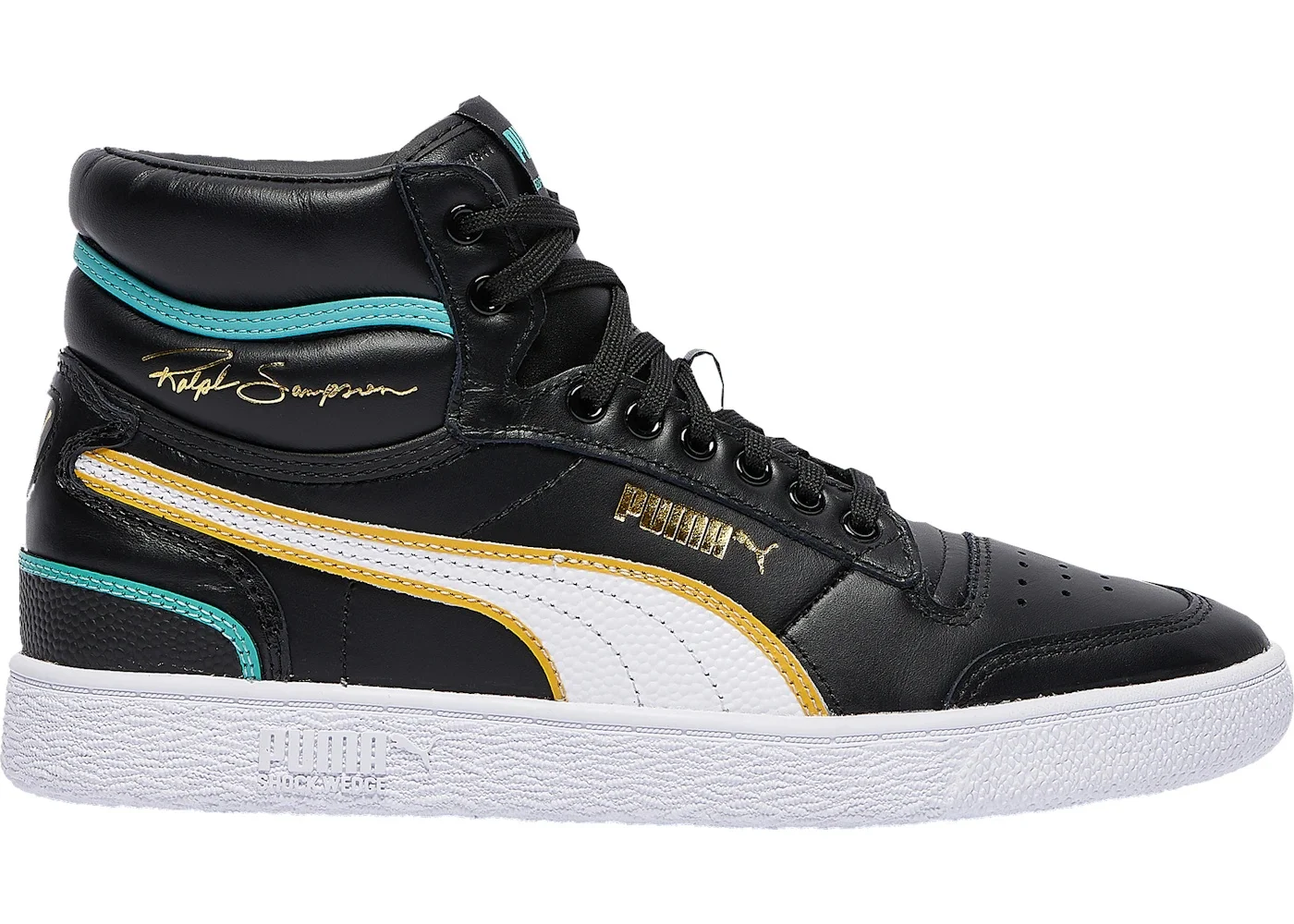 Puma Ralph Sampson Mid OG Black Teal - 1