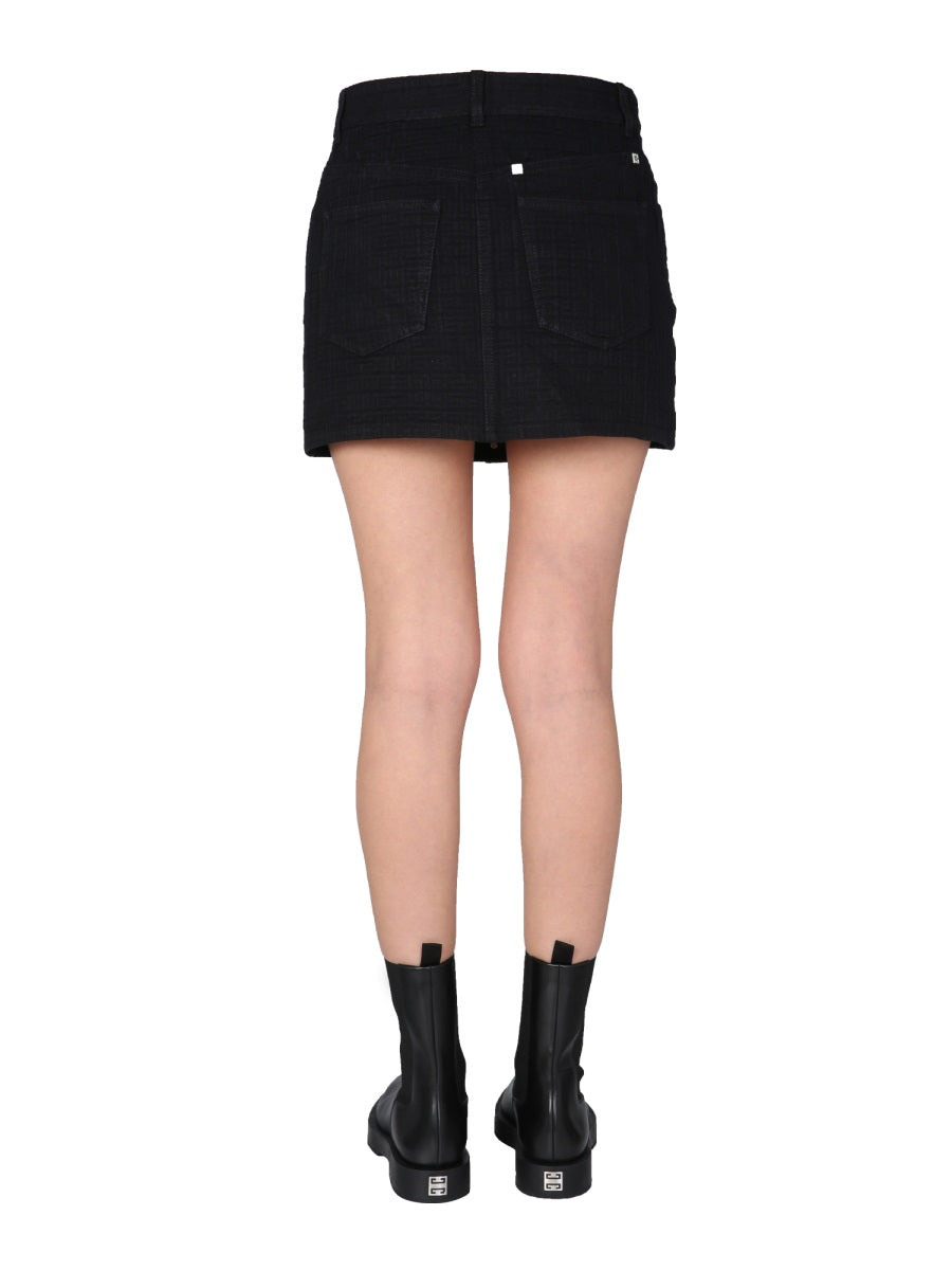 Givenchy Women 4G Jacquard Skirt - 3