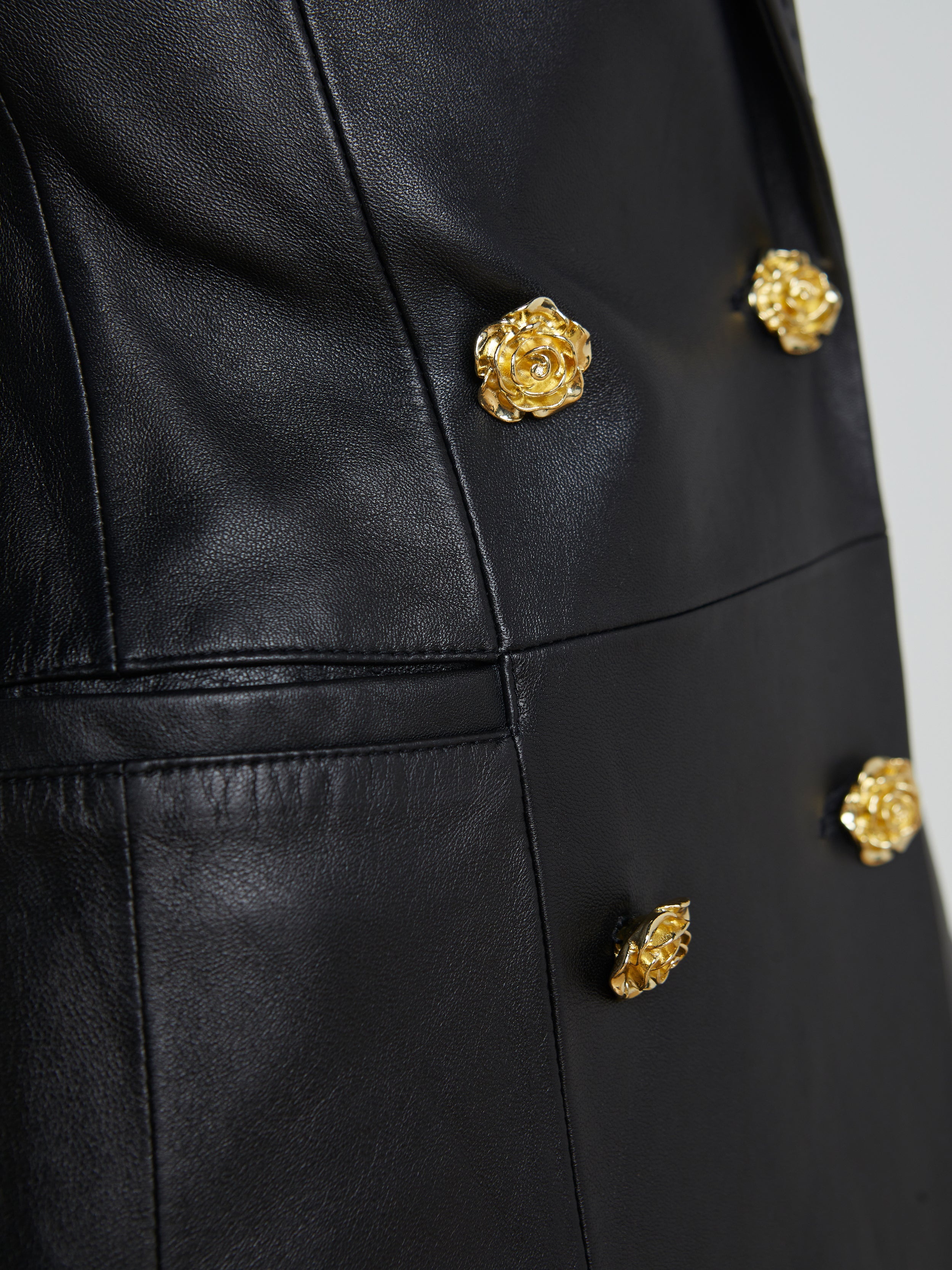 Tora Leather Blazer Dress - 6