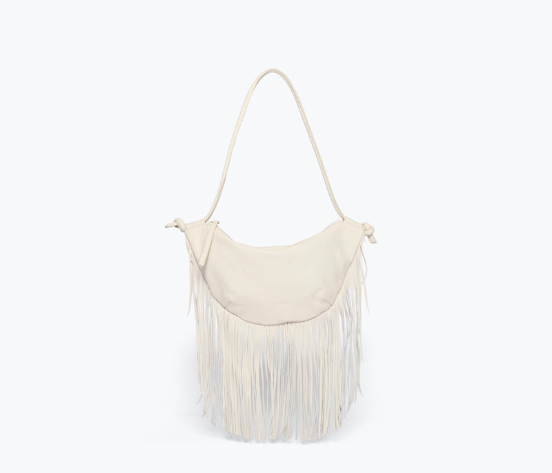 ERIKA CRESCENT FRINGE BAG 1