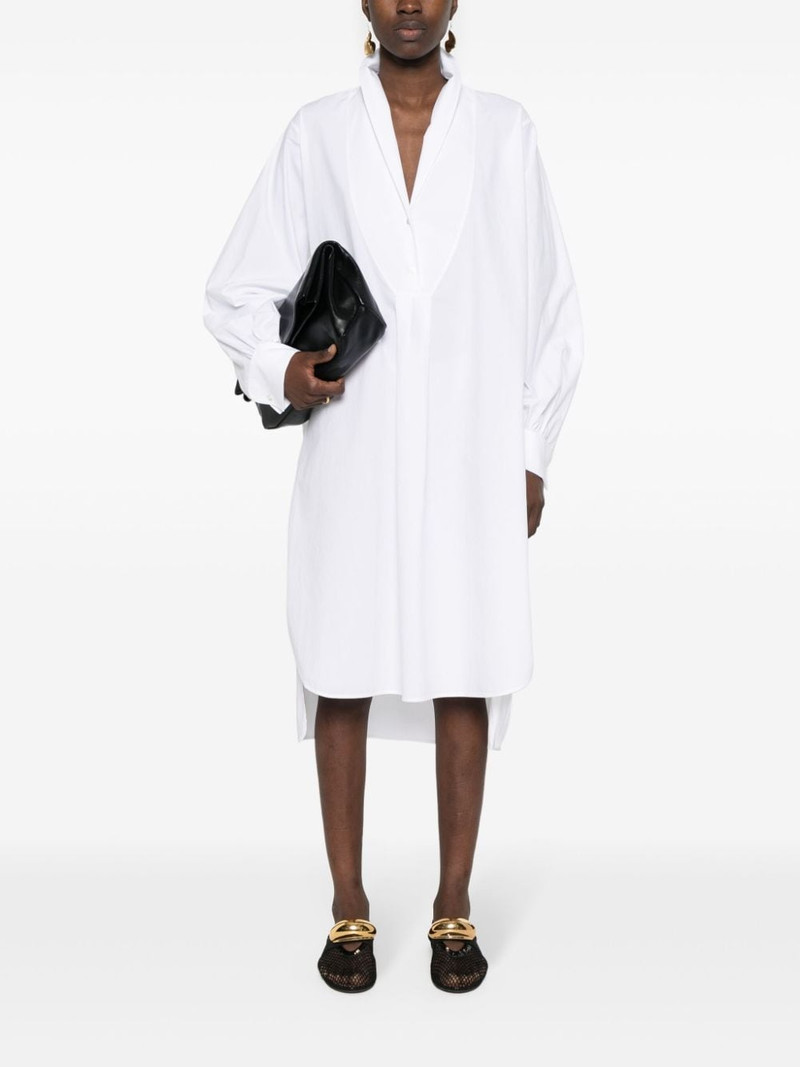 The Row Elinor cotton shirt dress outlook