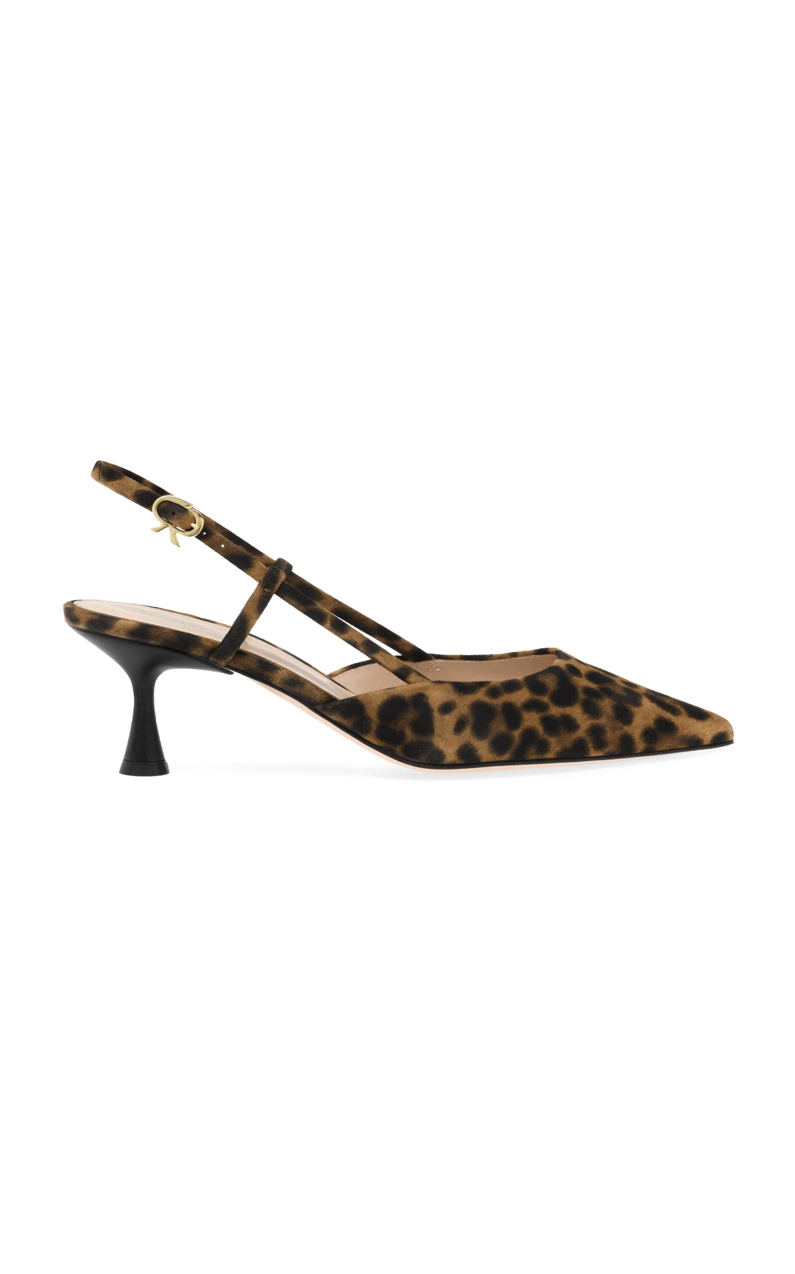 Ascent Leather Slingback Pumps print - 1