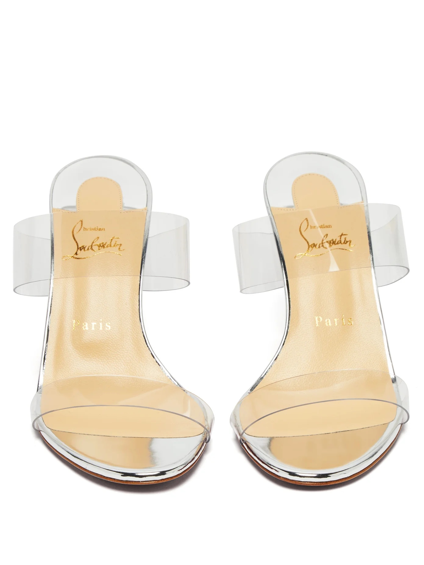 Just Nothing 85 plexi-strap leather sandals - 5