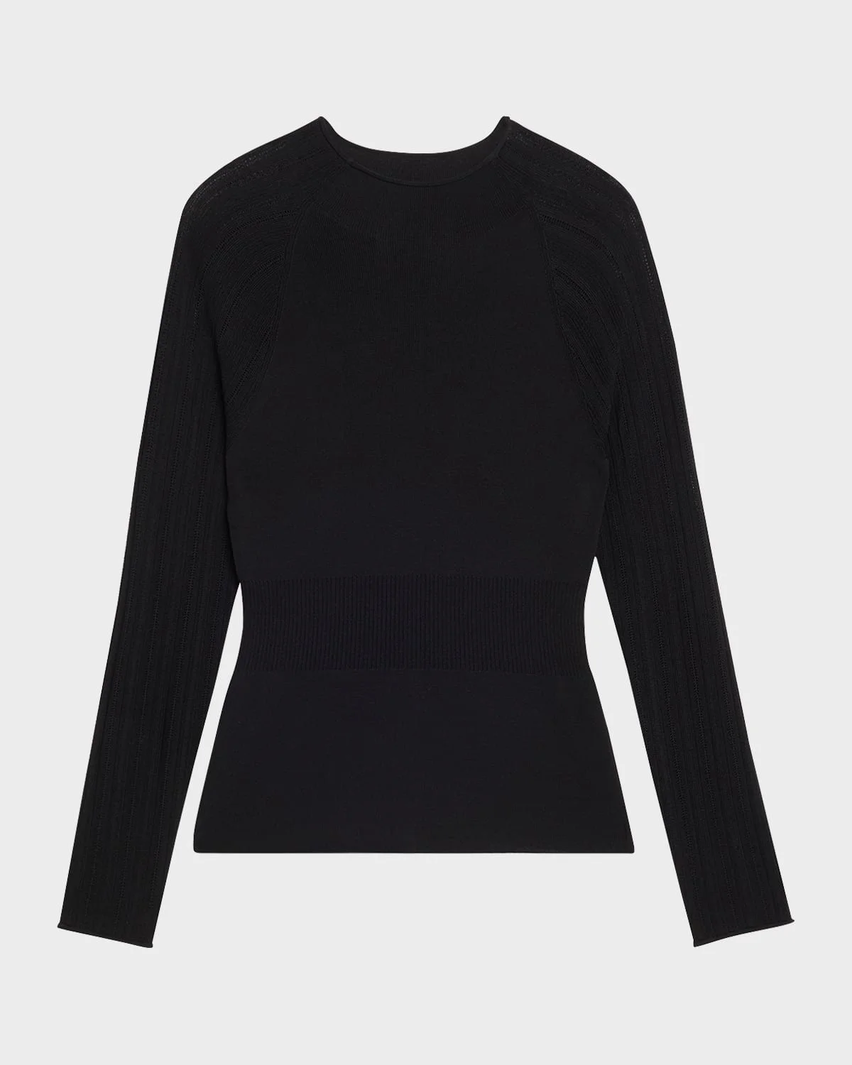Long-Sleeve Mock-Neck Top - 1