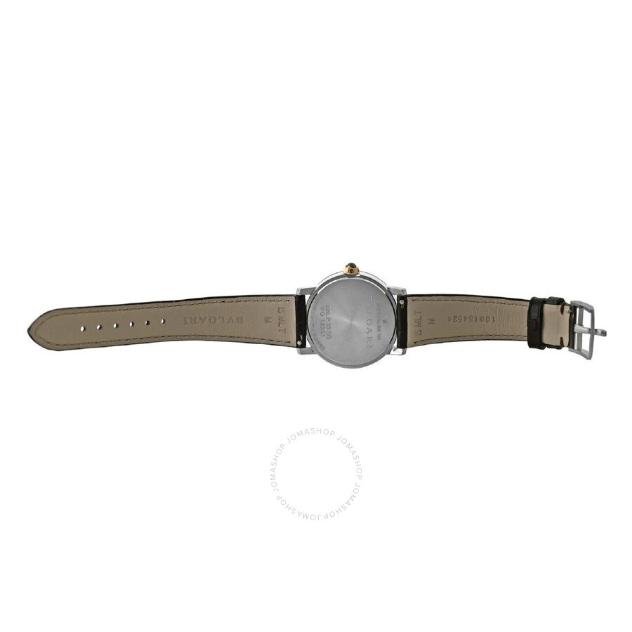 Pre-owned Bvlgari Bvlgari Automatic Diamond Brown Dial Ladies Watch 102742 - 6