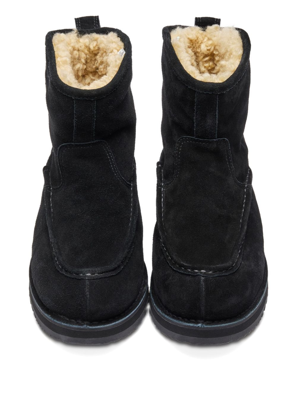 suede shearling boots - 4