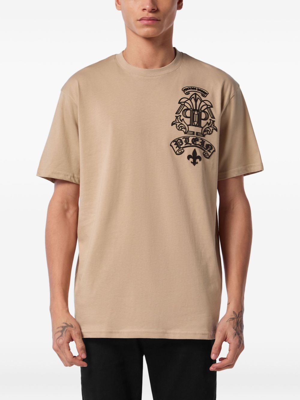 logo-appliqué T-shirt - 3