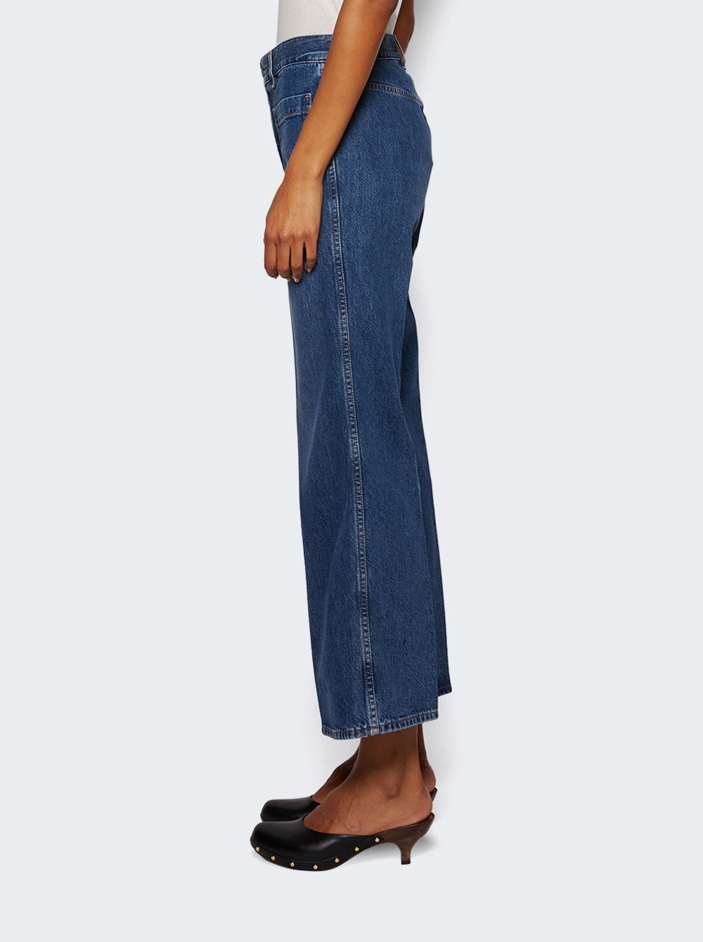 Cropped Bootcut Jeans Ashes Blue - 4