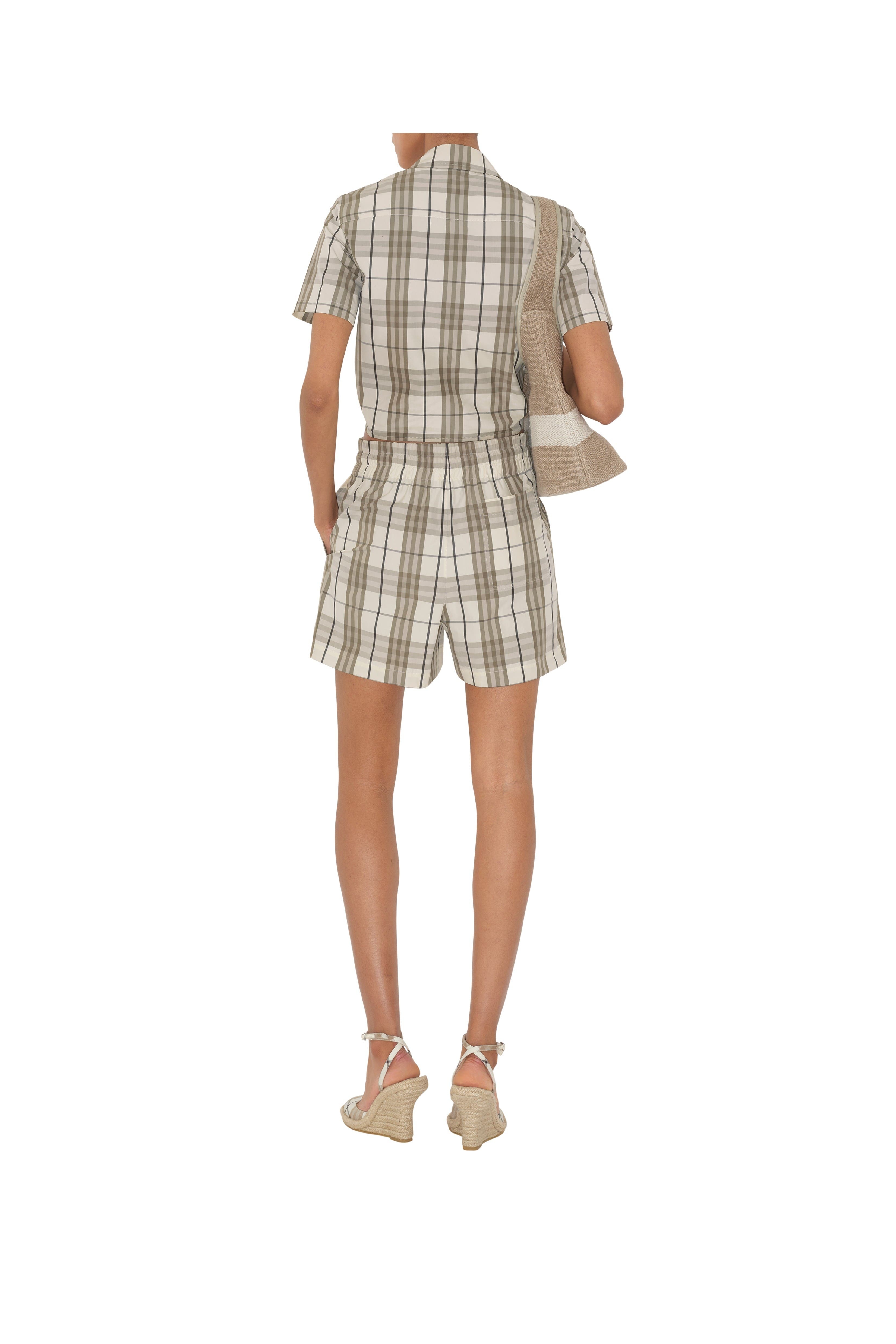 burberry Check Cotton Shorts at Nordstrom - 4