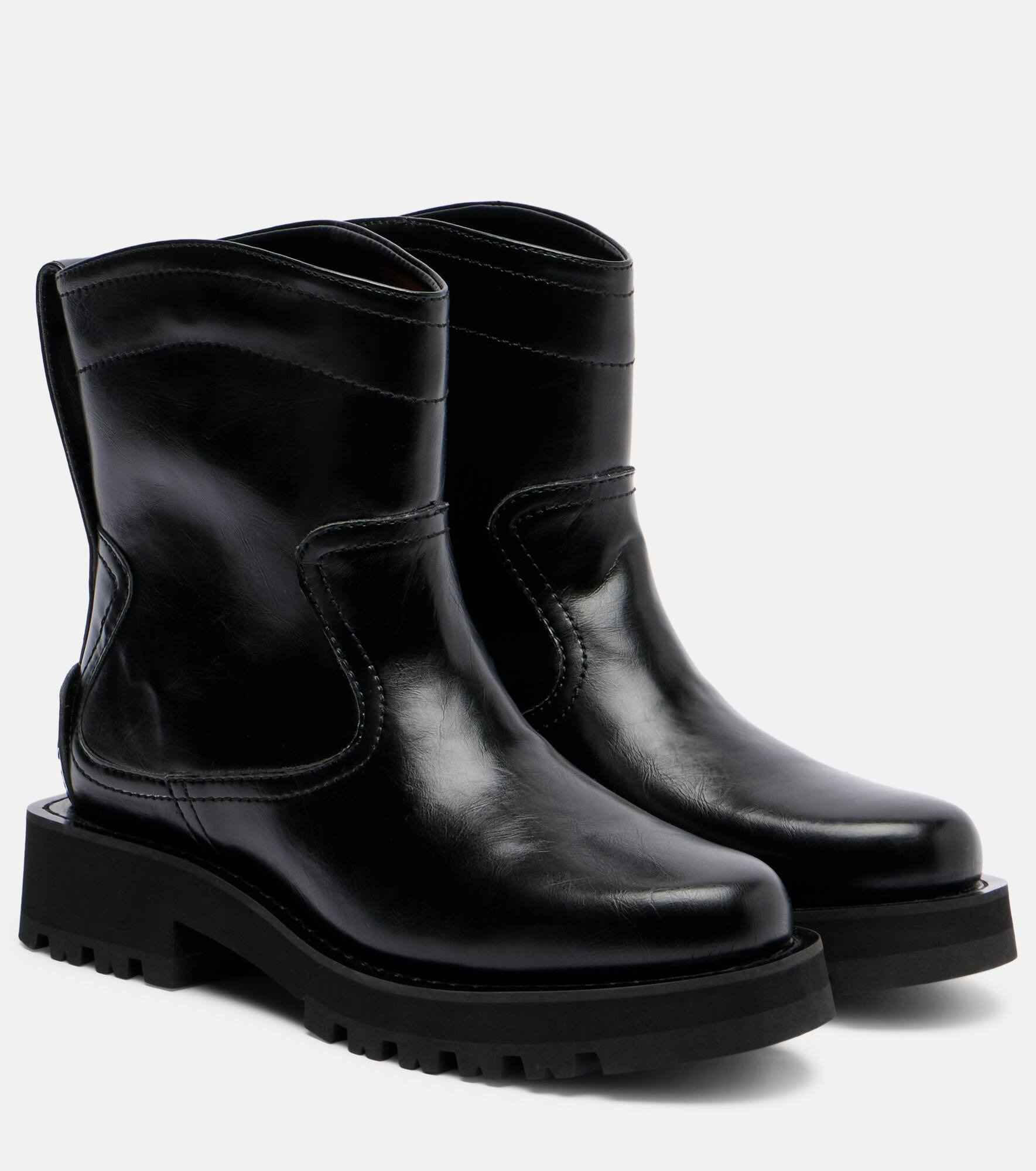 Studs ankle boots - 2