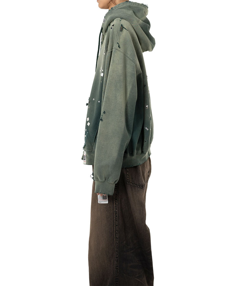 Sun Faded Like Embellished Zip-up Hoodie 12