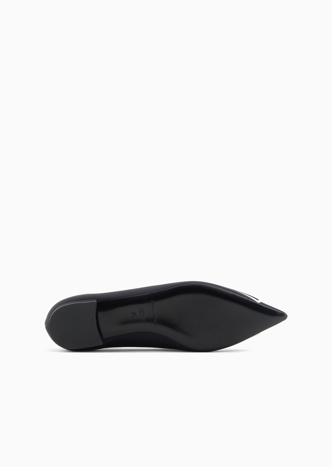 Pointed-toe ballerinas with a trompe l'oeil bow - 6