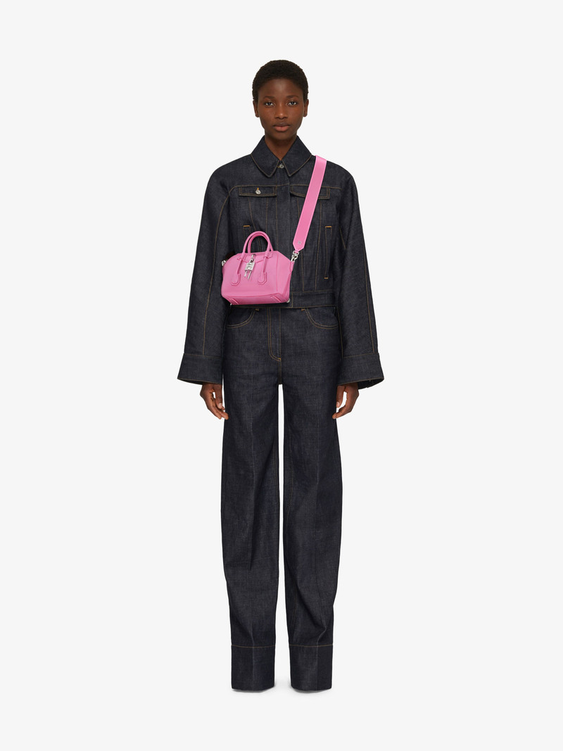 Givenchy ANTIGONA TOY LOCK BAG IN BOX LEATHER outlook