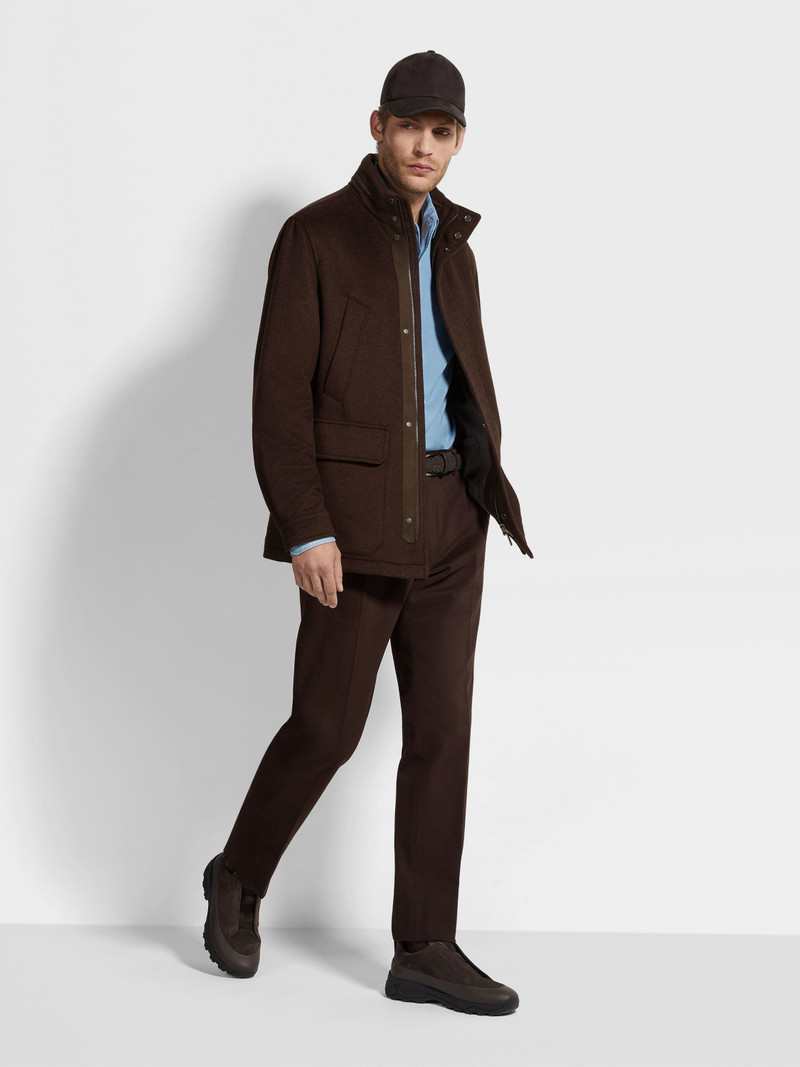 ZEGNA OASI CASHMERE ELEMENTS CAR COAT outlook