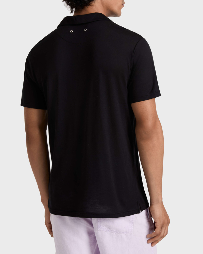MEN TENCEL POLO SHIRT SOLID 3
