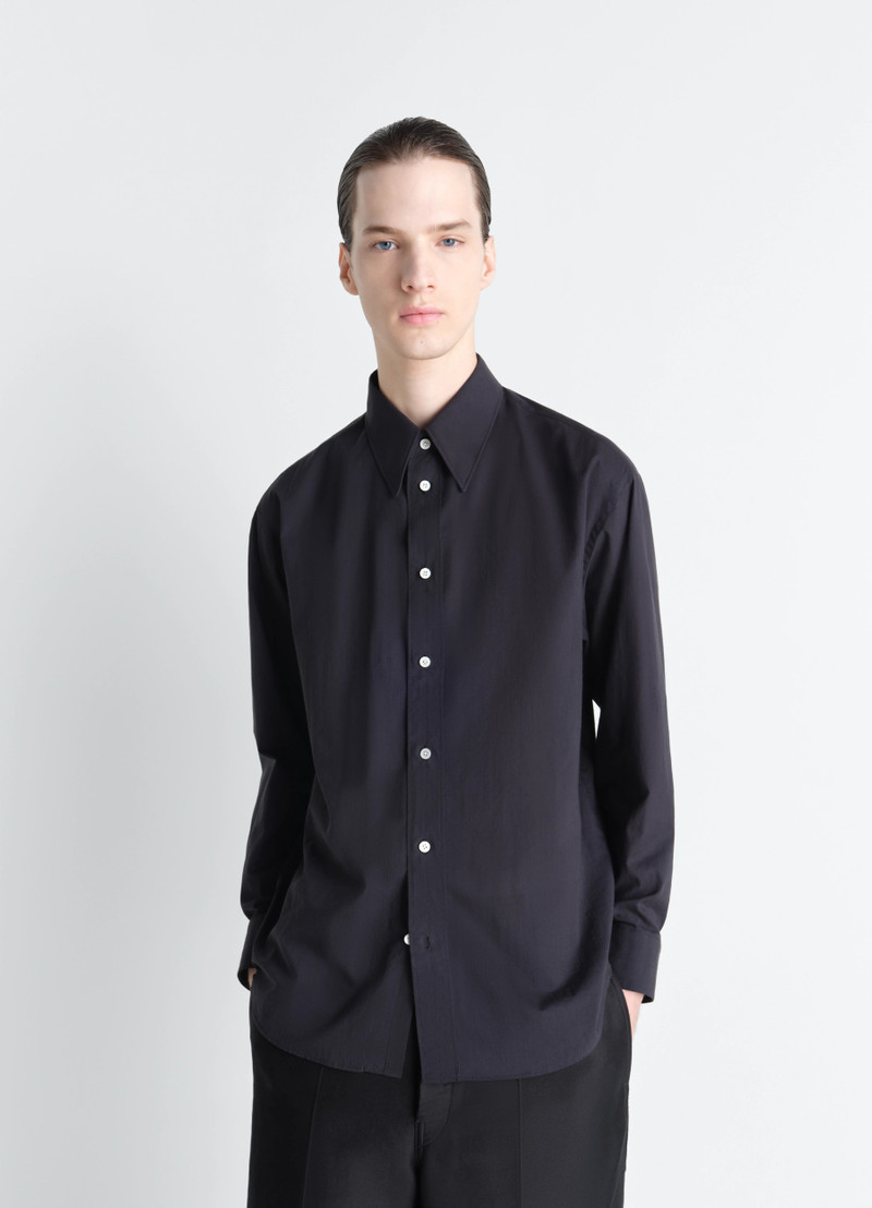 Lemaire SOFT SHIRT IN WASHED COTTON MUSLIN outlook