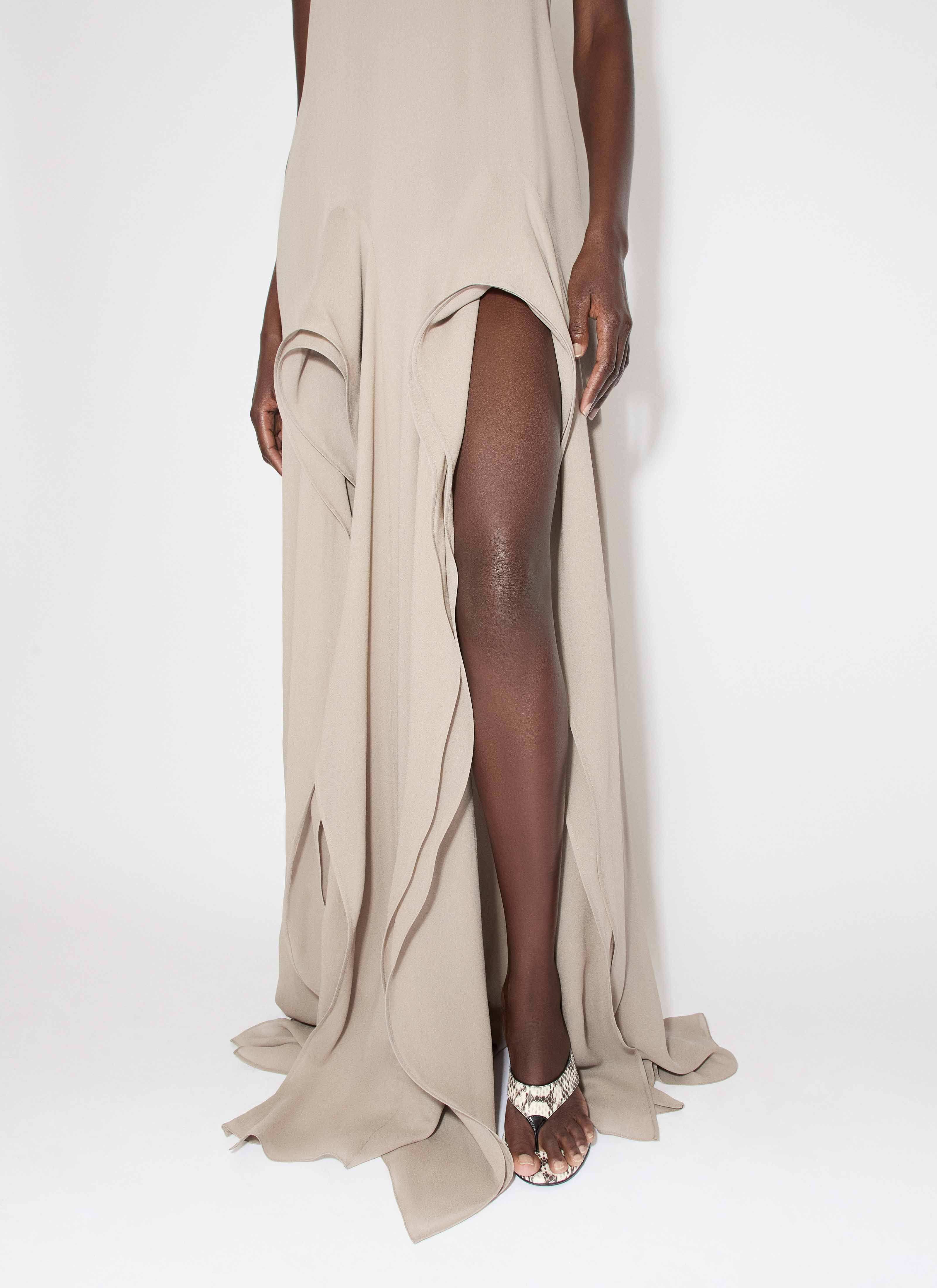 GEORGETTE RUFFLE DRESS - 6