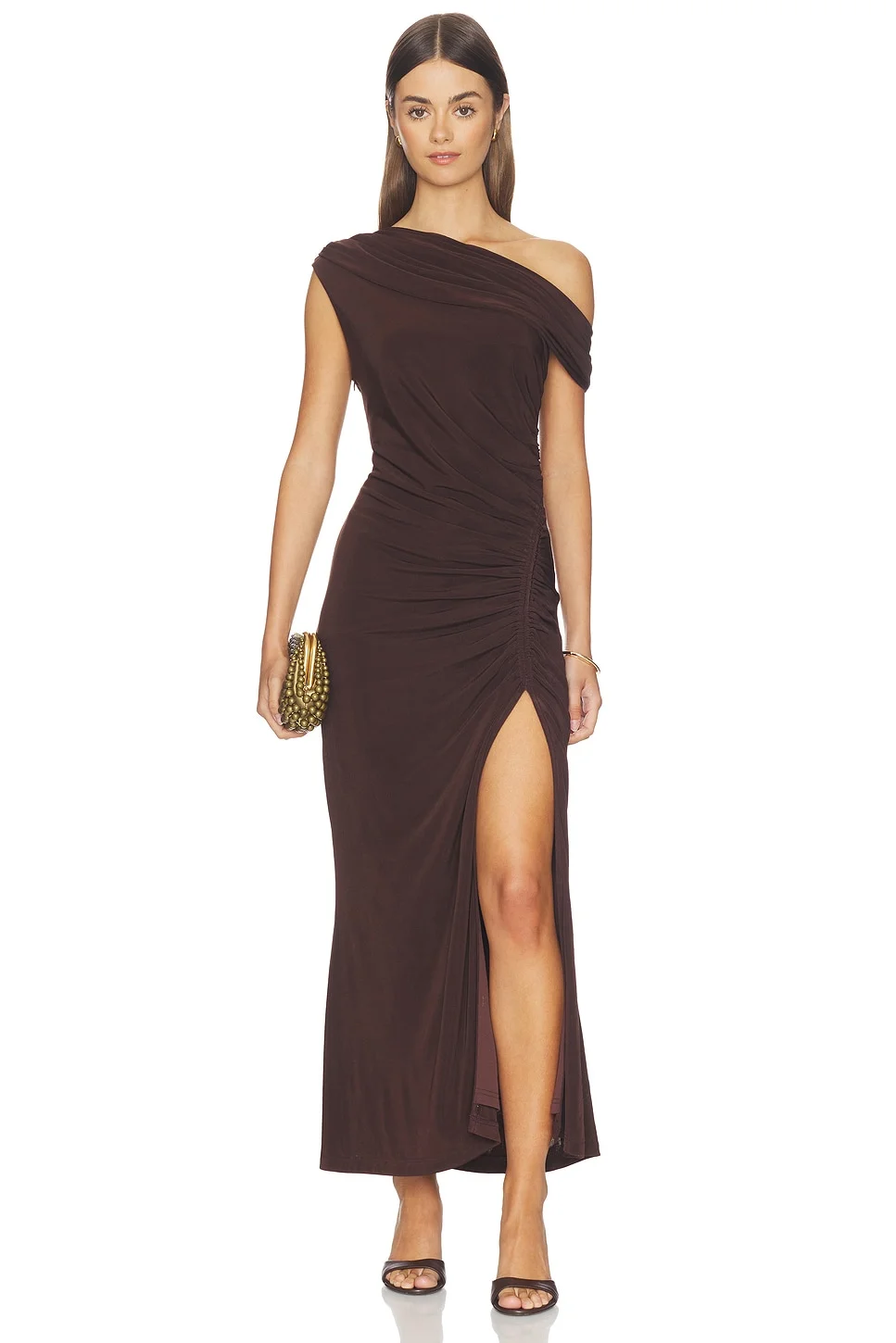 Simone One Shoulder Maxi Dress - 1