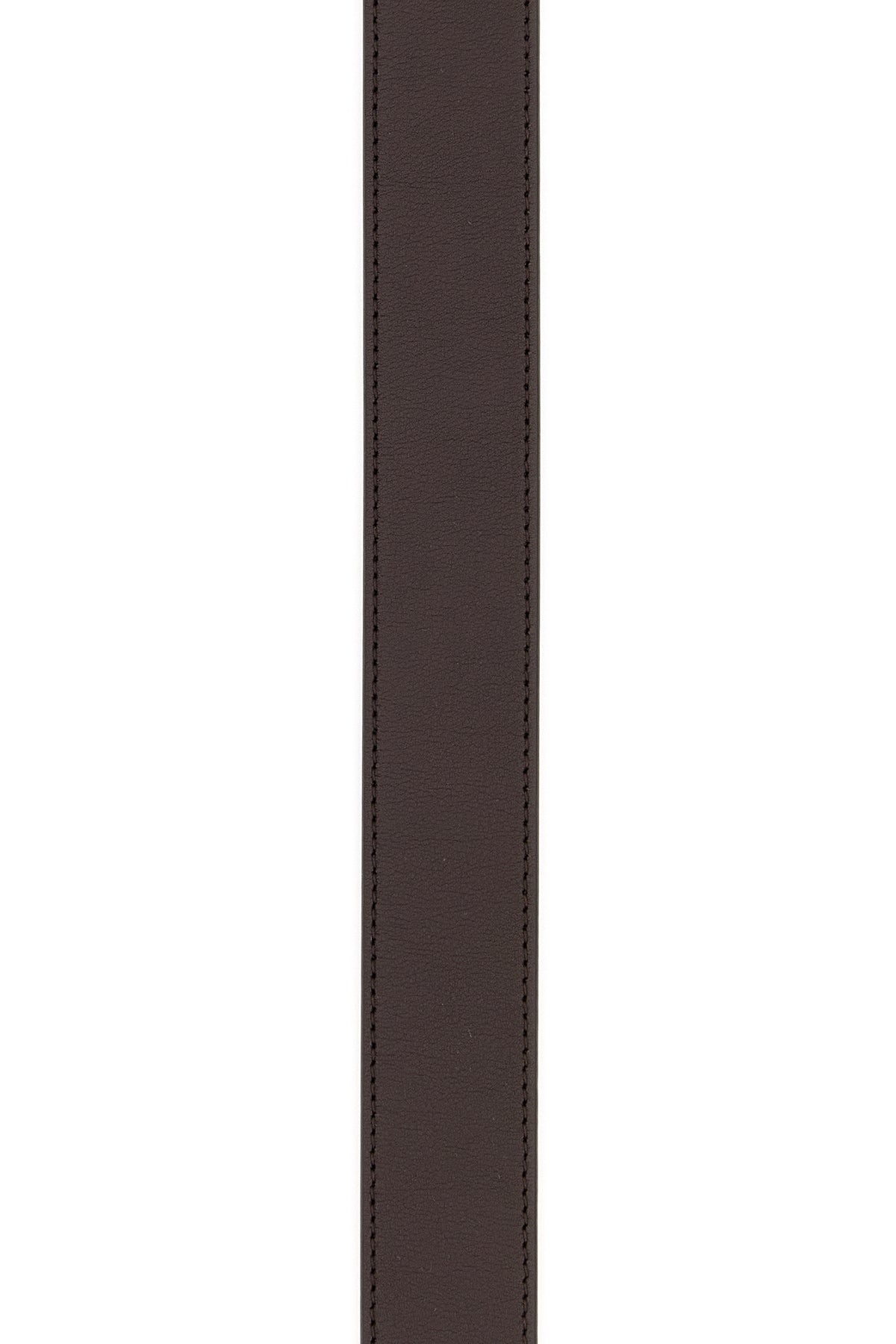 Dark brown leather VLogo Signature belt - 3