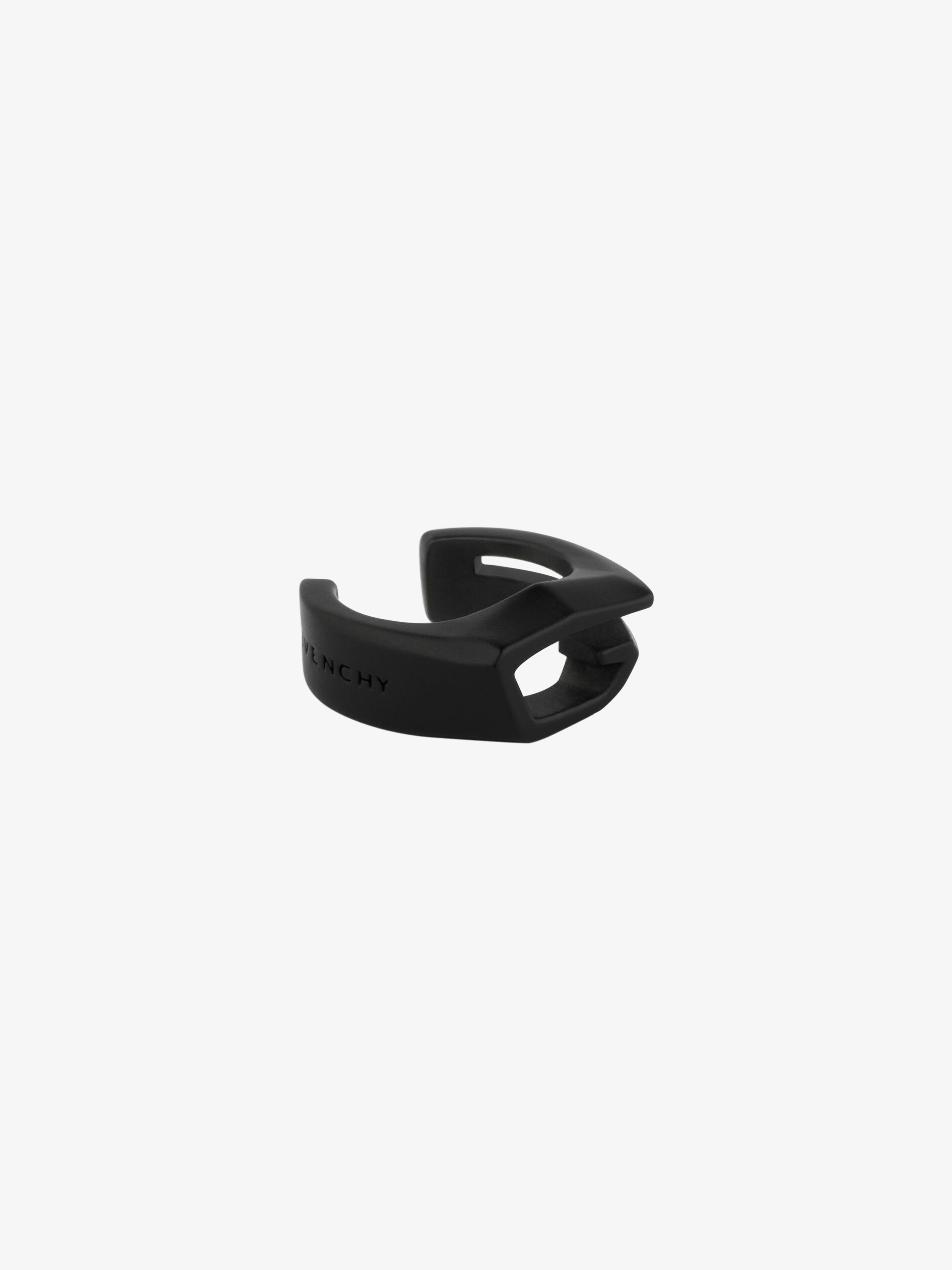 GIV CUT EARCUFF IN METAL AND ENAMEL - 4