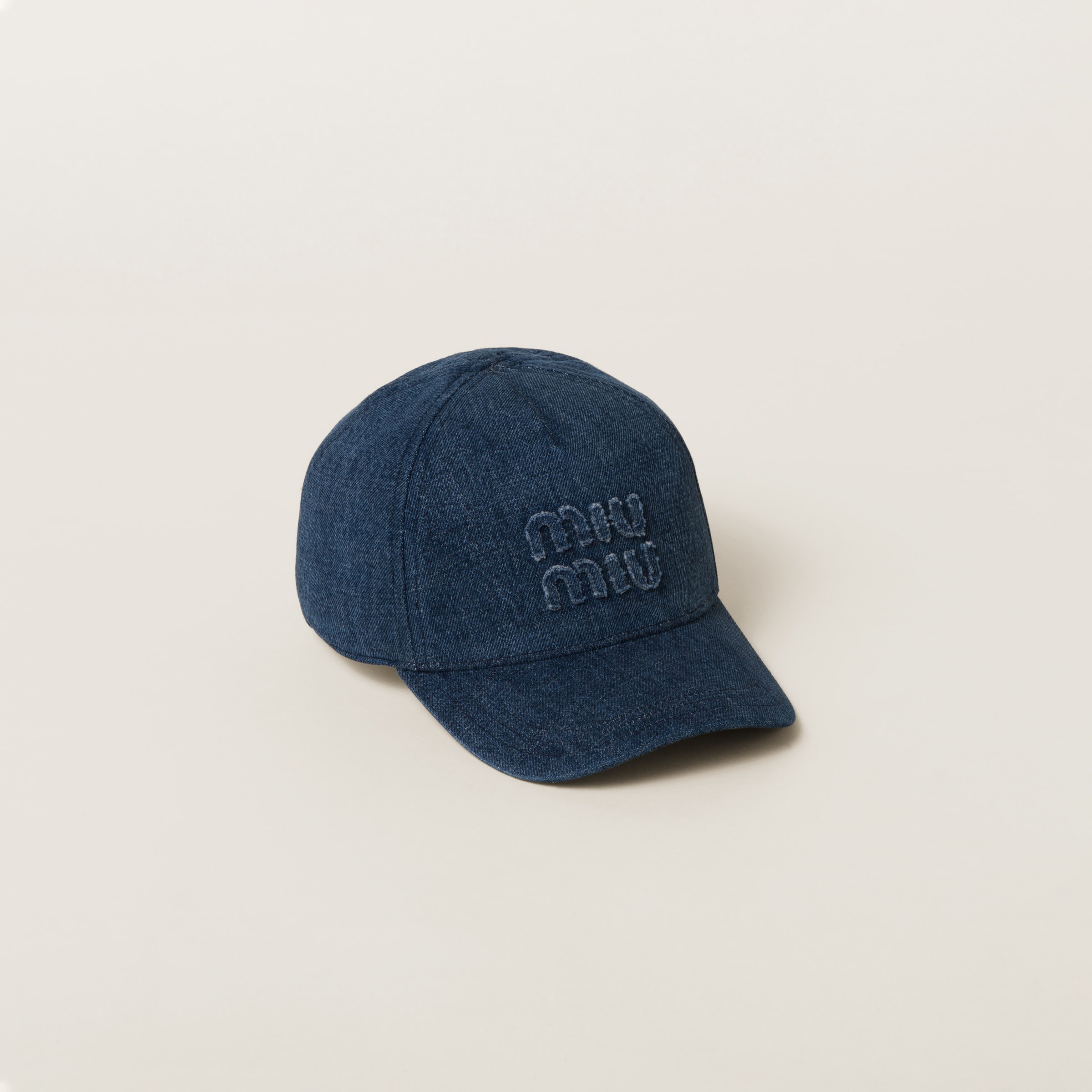 Denim baseball cap - 1