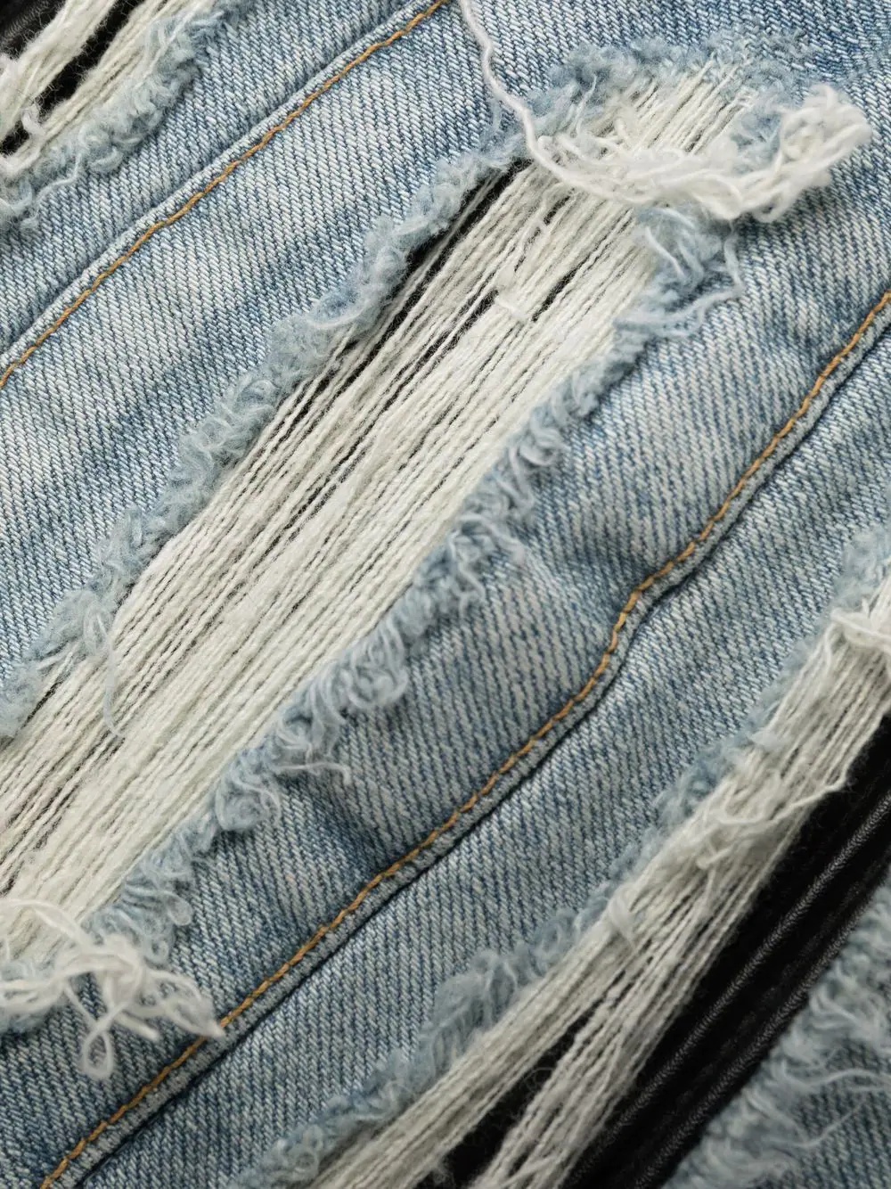 distressed skinny jeans - 7